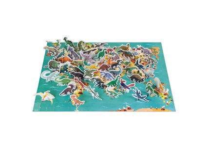 Vzdělávací puzzle Dinosauři