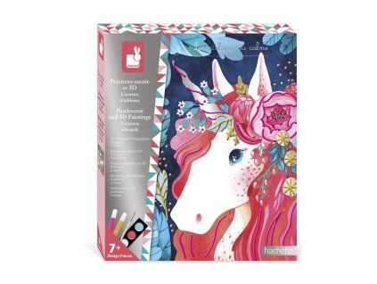 4491 atelier sada maxi 3d malovanie jednorozce