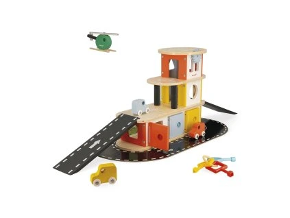 3492 drevena garaz bolid