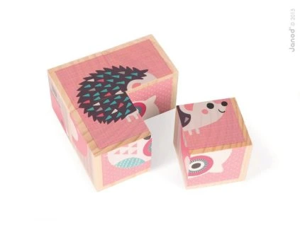 4707 drevene kocky lesne mladatka 4 ks