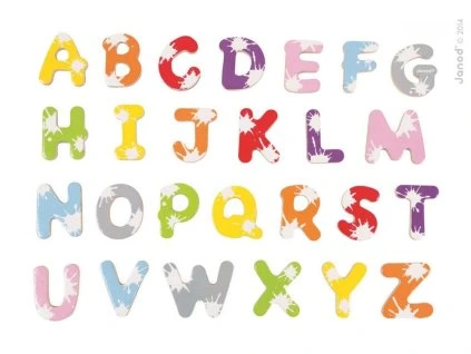 4314 drevene magnetky abeceda splash 52 ks