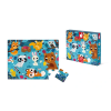 4122 7 puzzle dotykove lesne zvieratka s texturou 20 ks