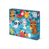 4122 puzzle dotykove lesne zvieratka s texturou 20 ks