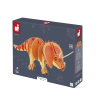 3534 6 drevene 3d puzzle dinosaurus triceratops dino 32 ks