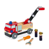 3522 5 drevene auto a stavebnica hasici bricokids