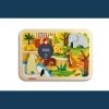 4254 4 drevene vkladacie puzzle zoo