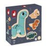 4848 5 drevene vkladacie puzzle dinosaury 4v1