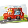 3780 drevene vkladacie puzzle s uchytom hasici