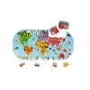 4359 7 hracka do vody puzzle mapa sveta 28 ks