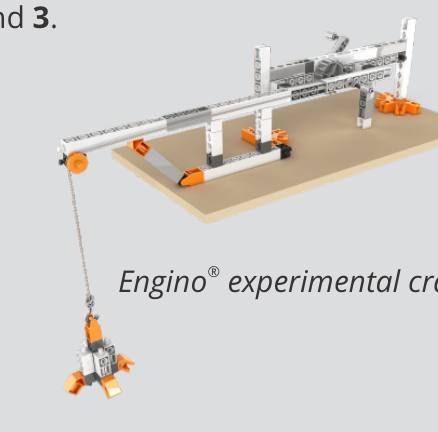 Model experimentálneho žeriava Engino