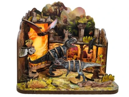 Miniatúra domčeka Dinosaurí hrad