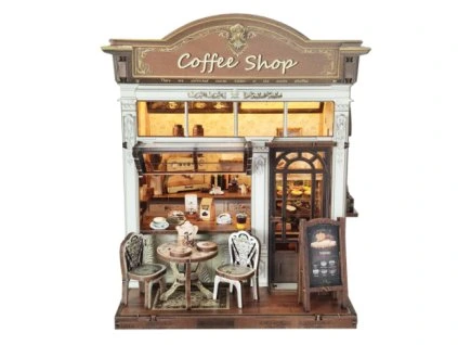 Miniatúra domčeka Obchod s kaviarňou