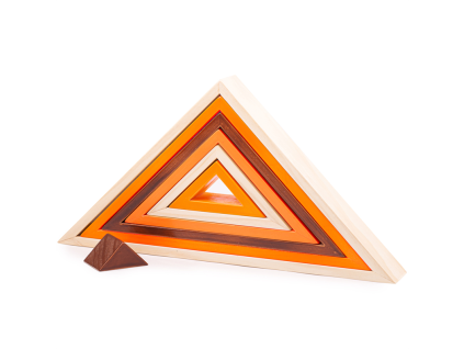 Natural Wooden Stacking Triangles 800x791