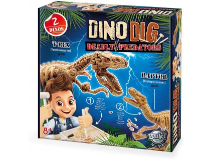 DinoDIG - vykopávka 2 predátorov