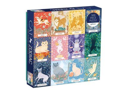 Puzzle Mačací zverokruh 500 dielov