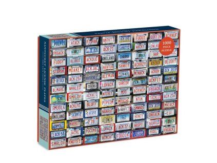 Puzzle Koláž ŠPZ 1000 dielov