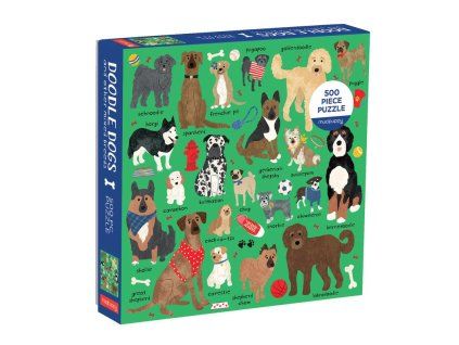 Puzzle Plemena psov 500 dielikov