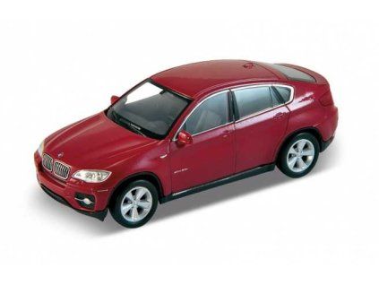 BMW X6 model 1:34 červené