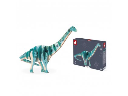 Drevené 3D puzzle Dinosaurus Diplodocus Dino 42 ks