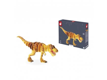 Drevené 3D puzzle Dinosaurus T-Rex Dino 27 ks