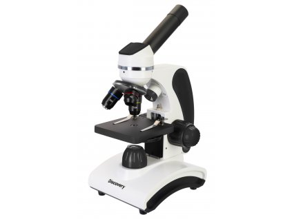 Mikroskop so zväčšením v rozsahu od 40x do 400x a s publikáciou