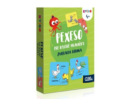 Pexeso pre bystré hlavičky - Zvieracia rodina 2. vydanie