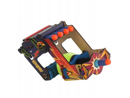 Drevená strieľajúca ruka