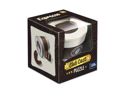 Hlavolam Puzzle Club Cast - Espresso