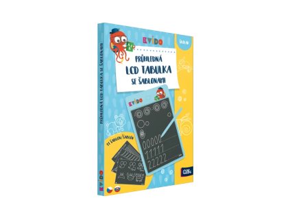 Kvído - Priehľadná LCD tabuľka so šablónami