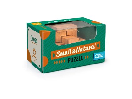 Malý drevený hlavolam - Kríž