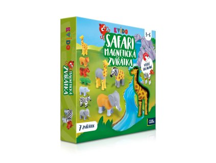 Kvído - Magnetické zvieratká: Safari