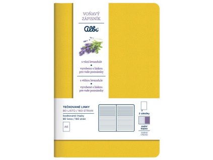 Voňavý blok A6 - žltý