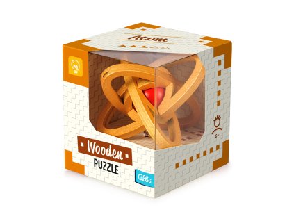 Veľký drevený hlavolam - Atóm