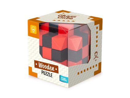 Veľký drevený hlavolam - Šachová kocka