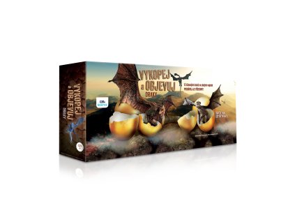 Vykop a objavuj - DRAKY - 12 ks