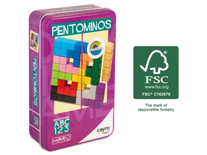 pentominos caja metal c 113 fsc