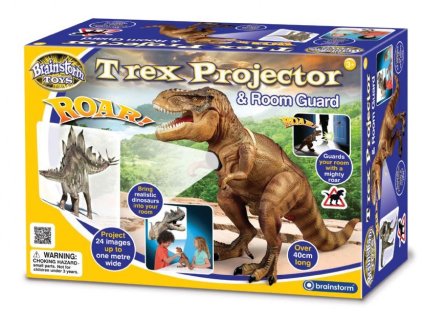 T-Rex projektor a strážca izby - poškodený obal