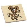 Drevené puzzle Krtko