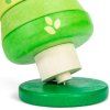 PL001 Tree Top Stacker Green Wooden Toddler Toy Elastic