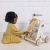 PL112 girl playing with activities on walker