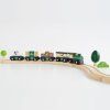 TV711 Green Trains on Tracks