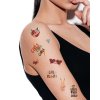 Vodeodolné dočasné tetovačky pre dievčatá -  Girls Power mix