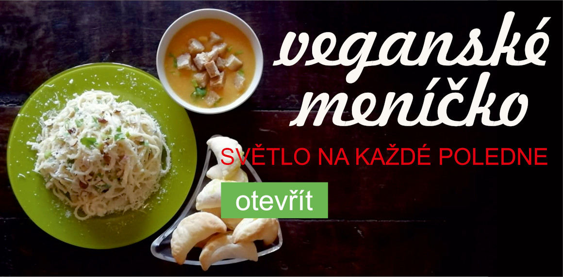 veganské menu s raw dezertem v bio boxu