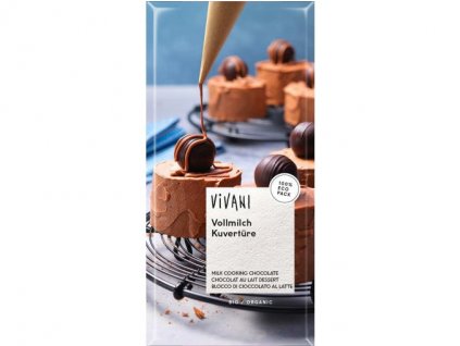 VIVANI - Čokoláda mléčná na vaření BIO 200g