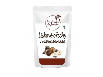 Lískové ořechy v mléčné čokoládě 100g