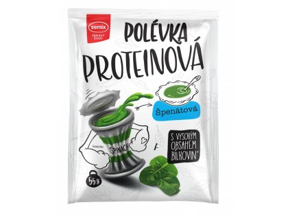 Proteinová špenátová polévka 55g, Semix