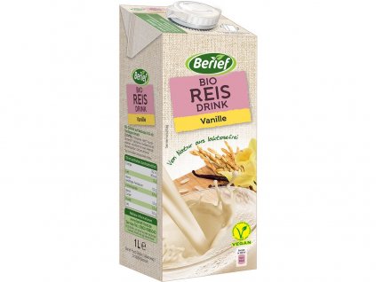 BIO rýžový nápoj - Vanilka 1l, BERIEF