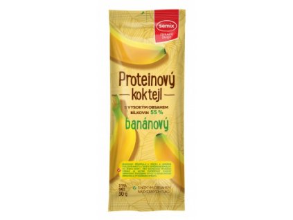 Proteinový koktejl banánový 30g, Semix