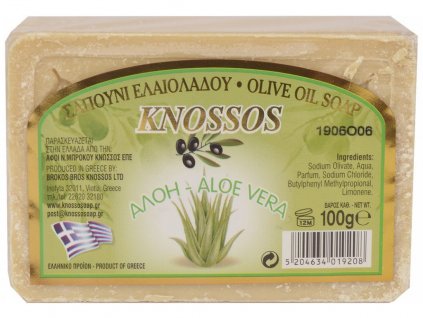 Olivové mýdlo Aloe vera 100g, Knossos