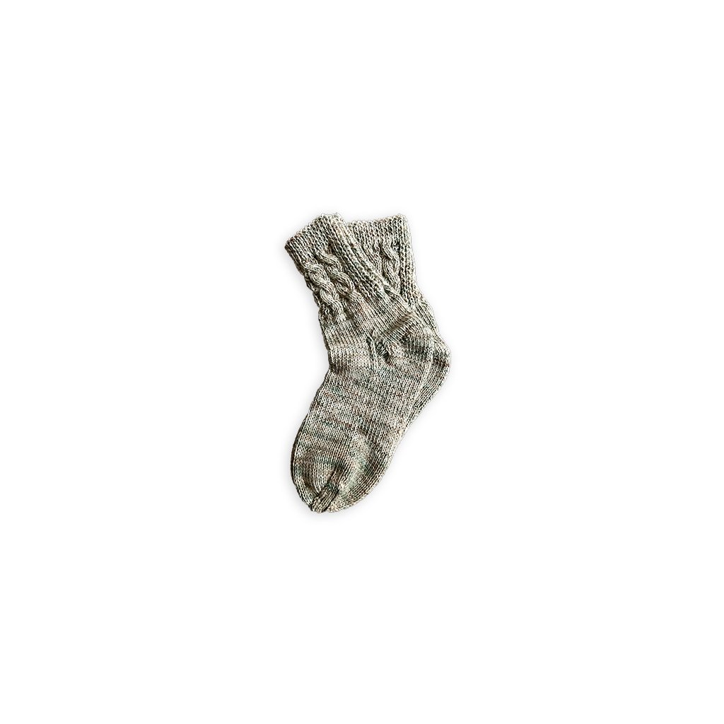 D-Ručně pletené ponožky